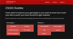 Desktop Screenshot of csgo-guides.com