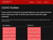 Tablet Screenshot of csgo-guides.com
